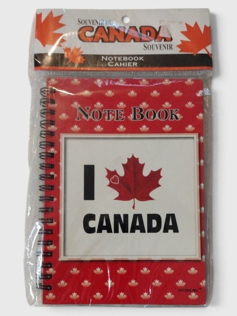 New with Tags I Love Canada Spiral Notebook